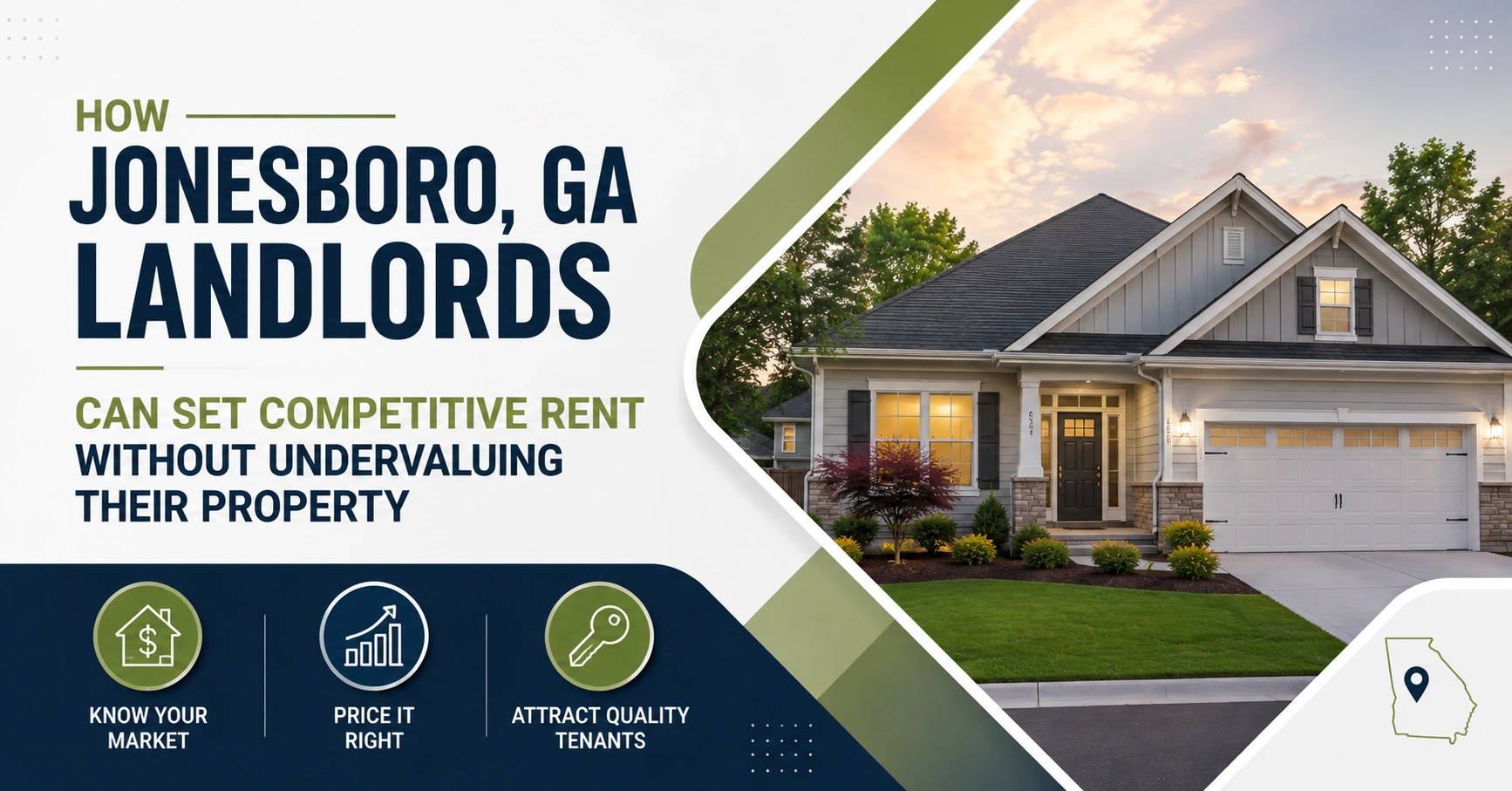 How Jonesboro, GA Landlords Can Set Competitive Rent Without Undervaluing Their Property